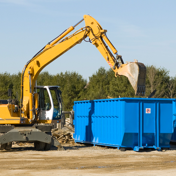 can i choose the location where the residential dumpster will be placed in Tatum South Carolina